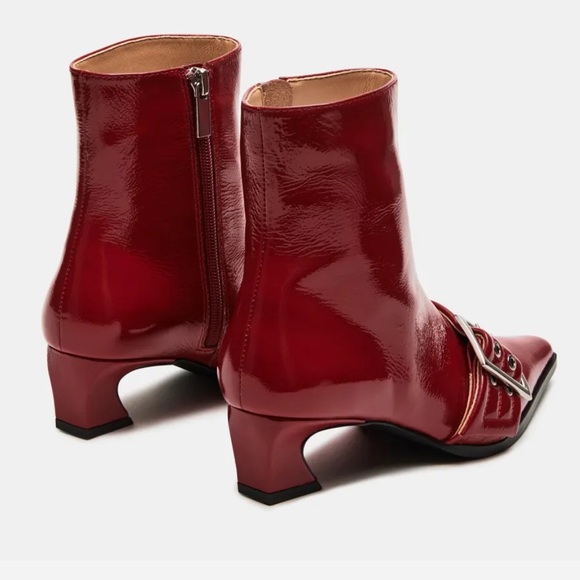 Steve Madden Axton Red Patent Boots – Size 9 (NWOT) - Picture 3 of 7